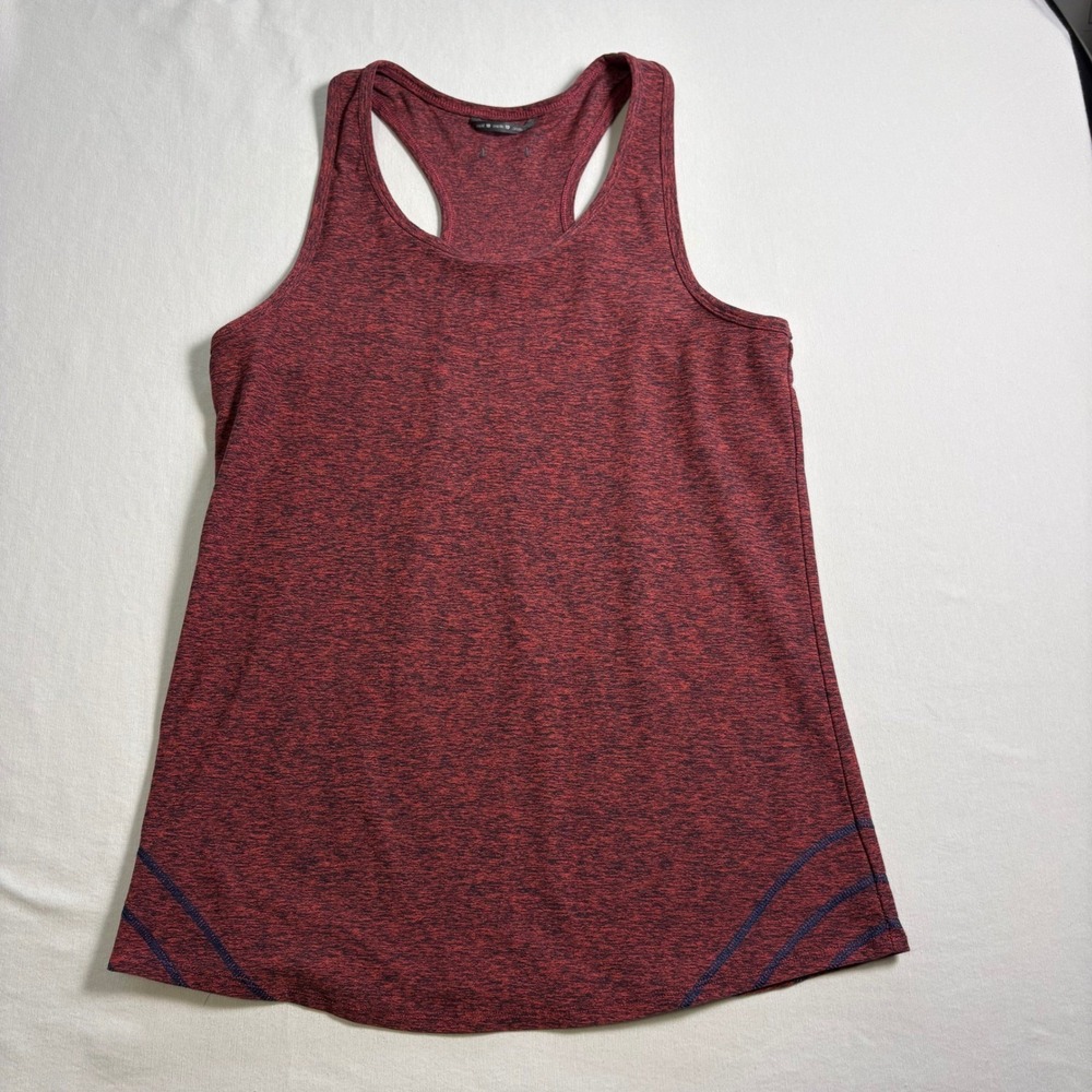 Oiselle, Tank Top, Size 10, Red, Racerback Space Dye Running Athletic, MSRP $48